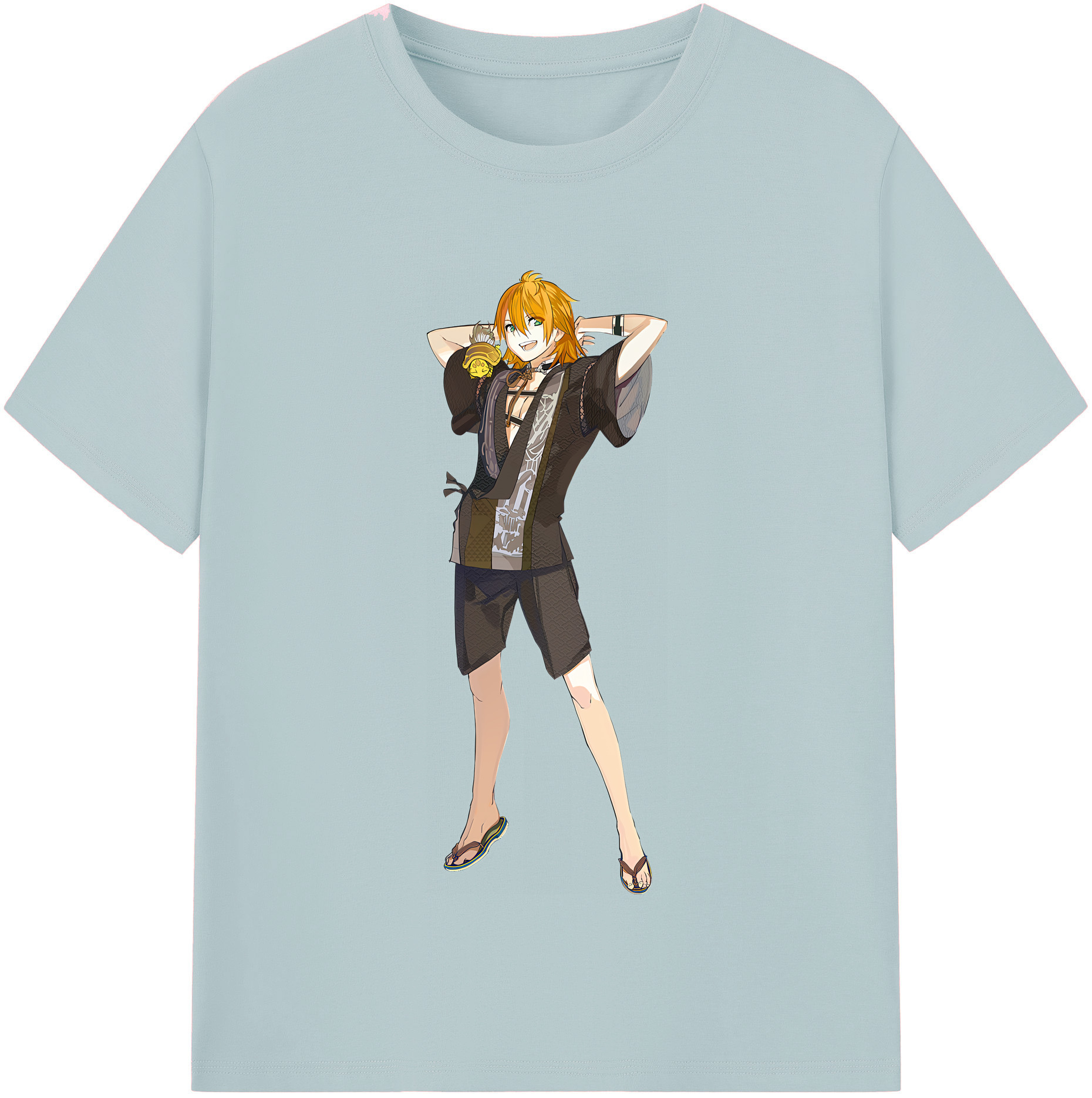 （画像用） 刀剣乱舞 Touken Ranbu 綿100％半袖Tシャツ（フロントプリント）